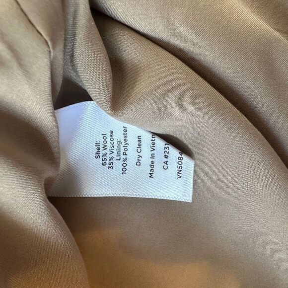 Talbots pink and brown wool plaid skirt- size 8p - Picture 6 of 7